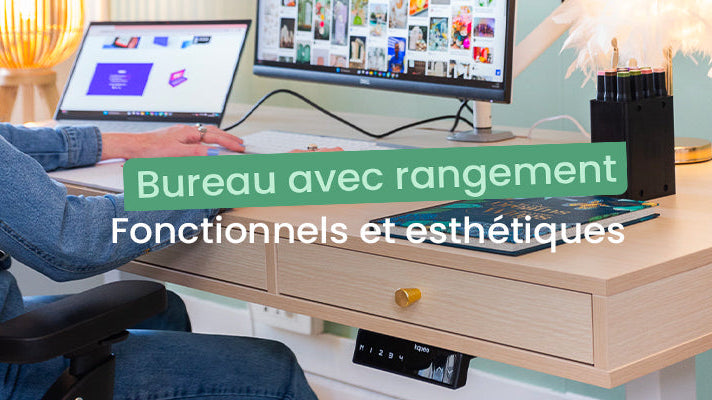 bureau avec rangement
