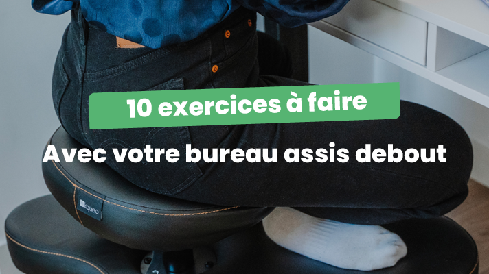 Poses yoga bureau assis debout