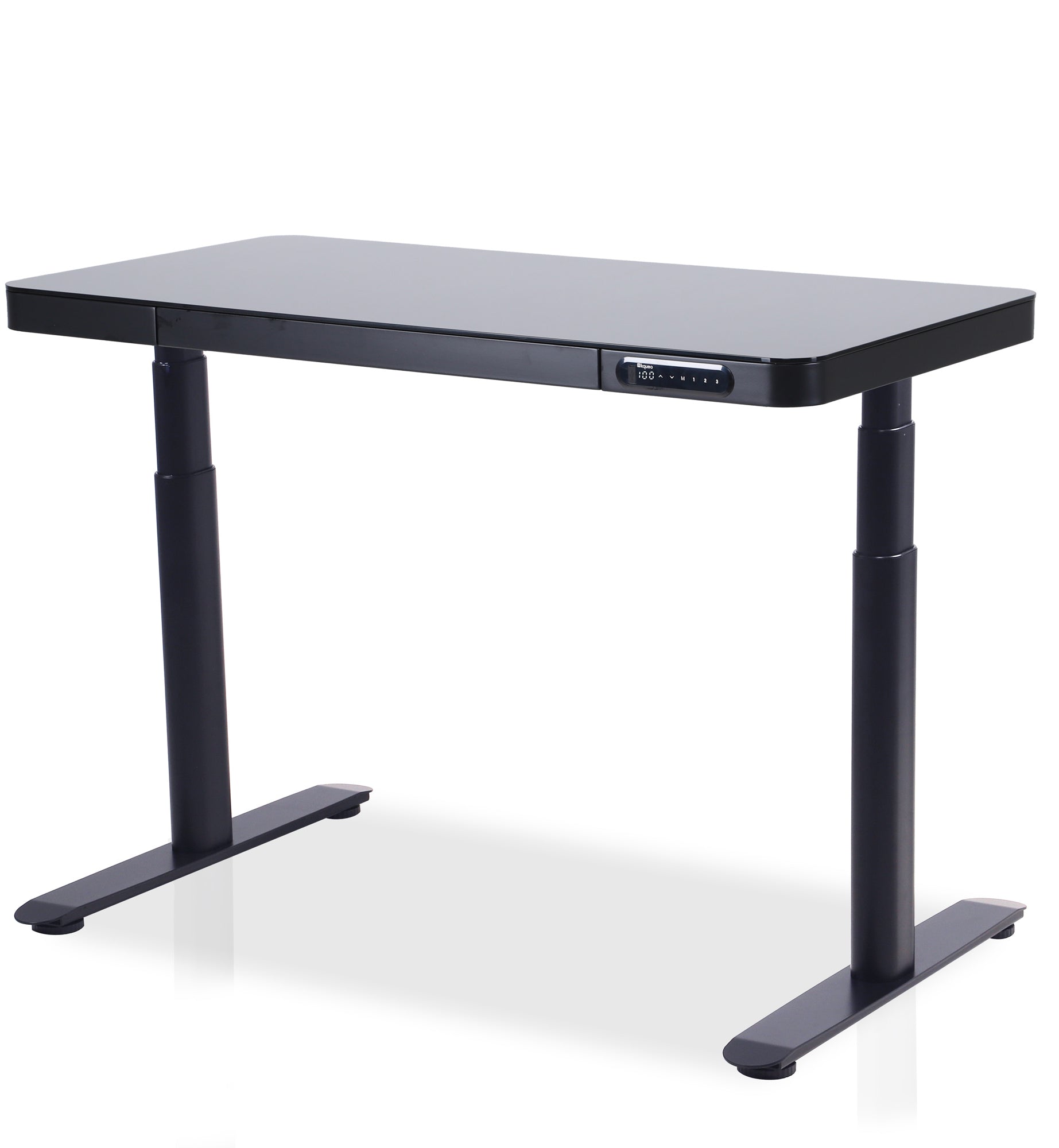 bureau assis debout DYNAMIC CONNECT CIRCLE noir 140cm