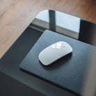 plateau de bureau CONNECT en verre trempé noir