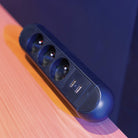 bloc multiprise noire  pour bureau assis debout kqueo_ambiance