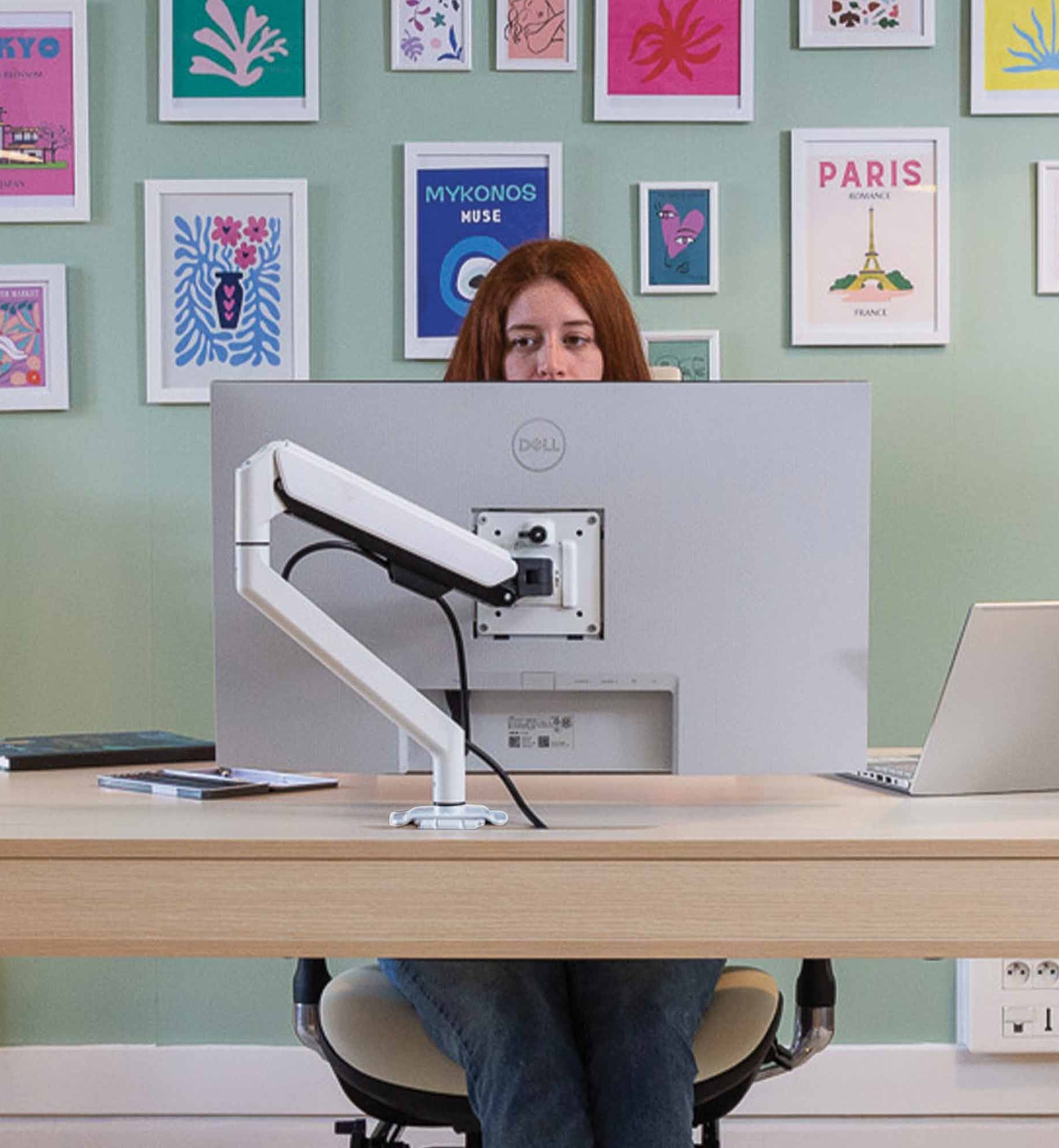 bras articulé simple blanc kqueo_ambiance