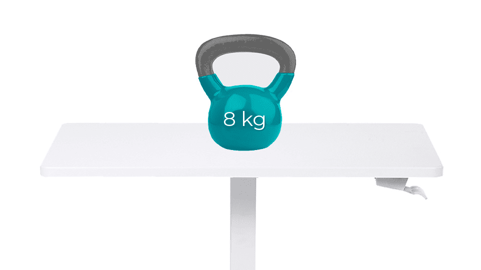 charge maximale de 8 kg supporté bureau LIGHT KQUEO