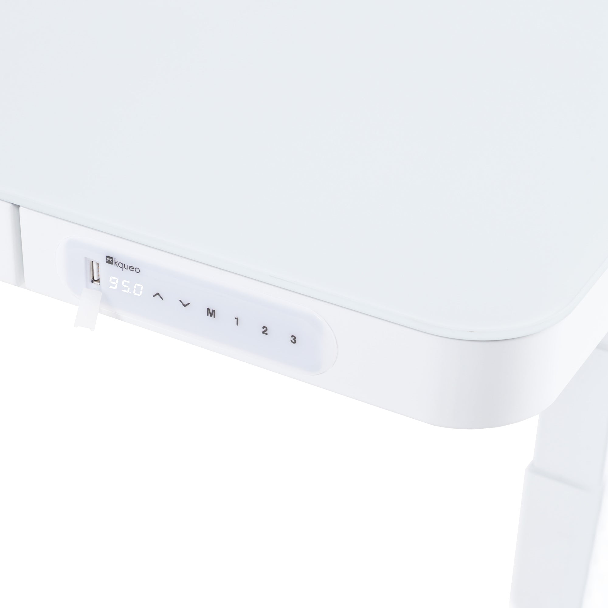 Panneau de contrôle avec port USB KQUEO blanc