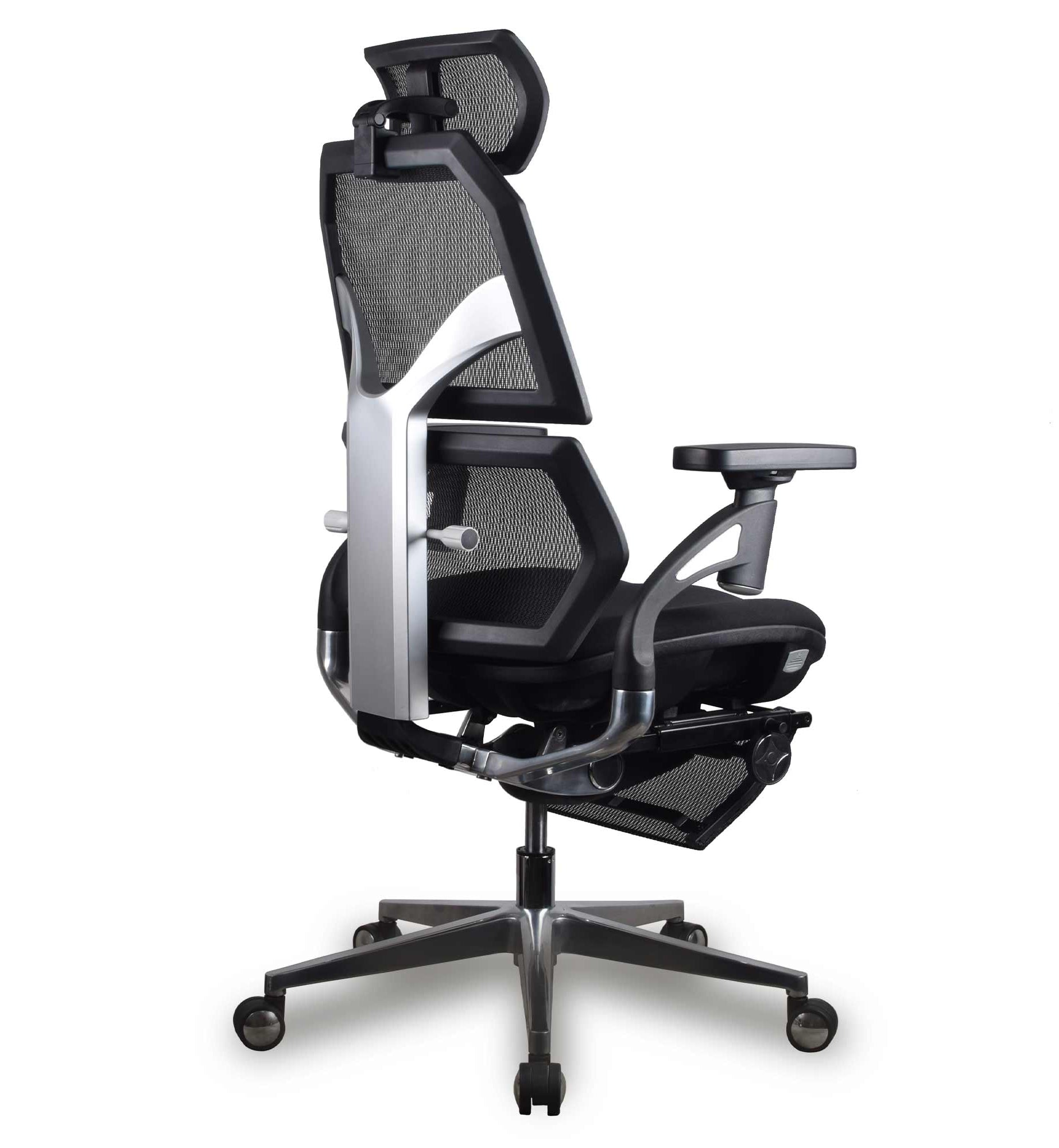 chaise ergonomique gamer AURA KQUEO mousse et maille noire