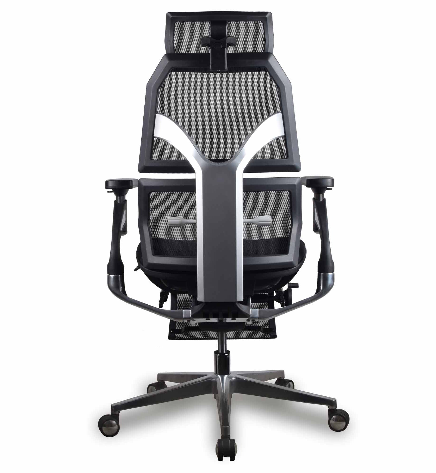 chaise ergonomique gamer AURA KQUEO mousse et maille noire