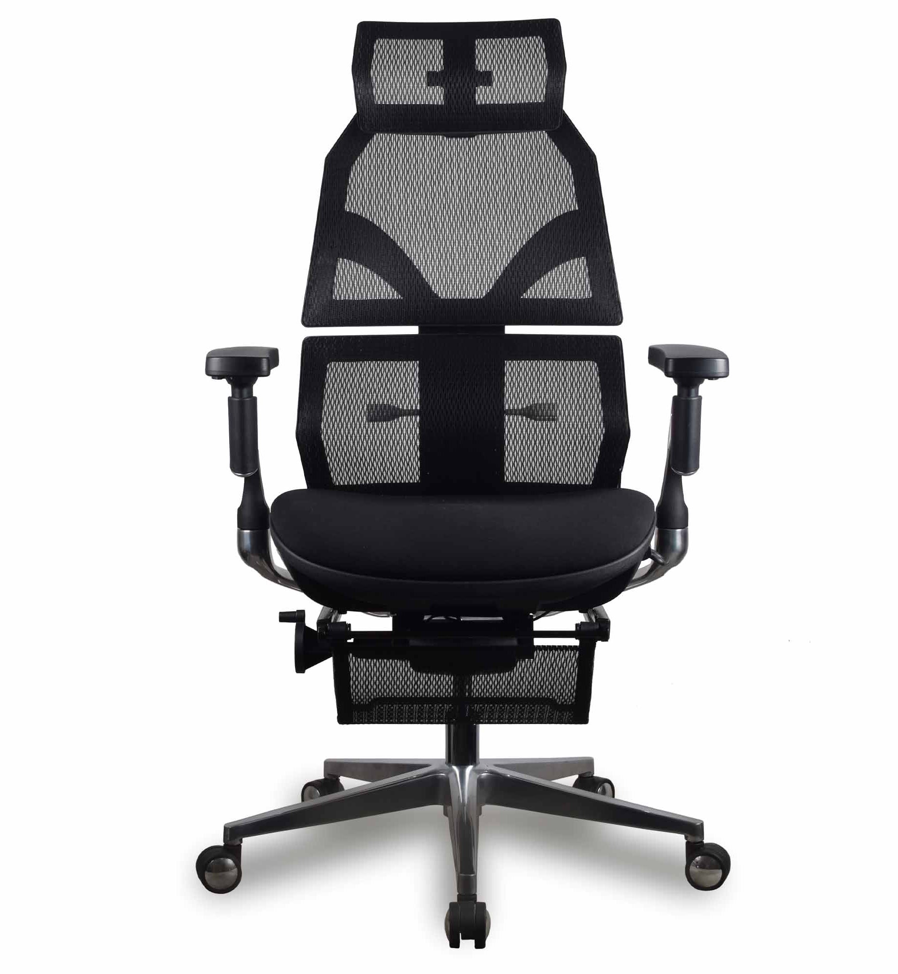 chaise ergonomique gamer AURA KQUEO mousse et maille noire