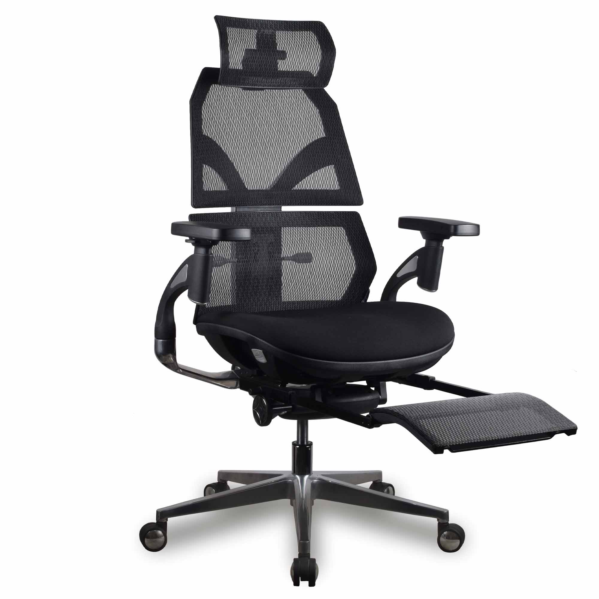 chaise ergonomique gamer AURA KQUEO mousse et maille noire
