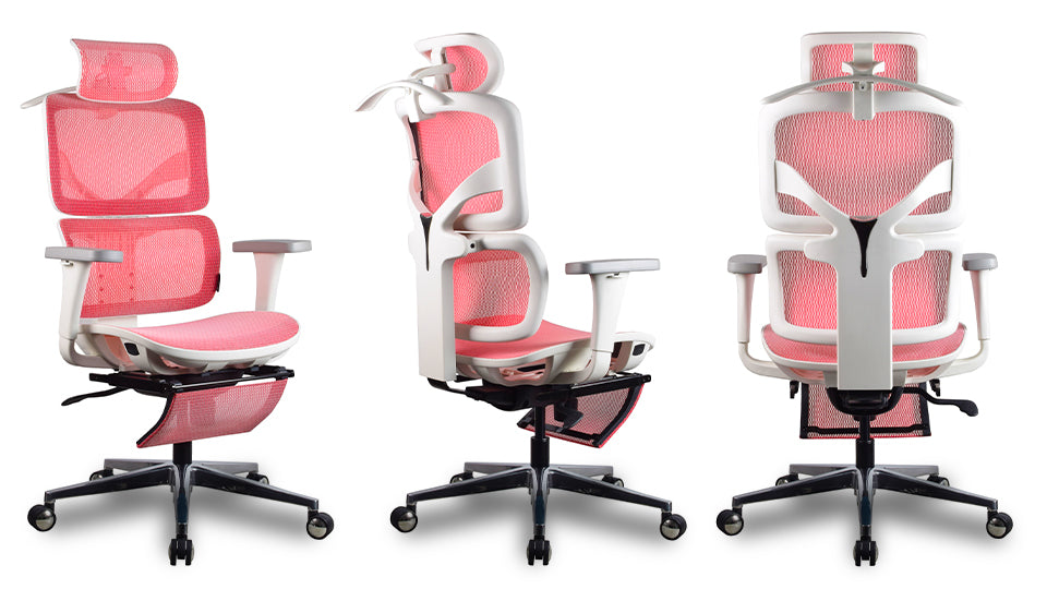 différentes positions chaise ergonomique TERRANA Kqueo