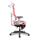chaise ergonomique de bureau en maille rouge Kqueo