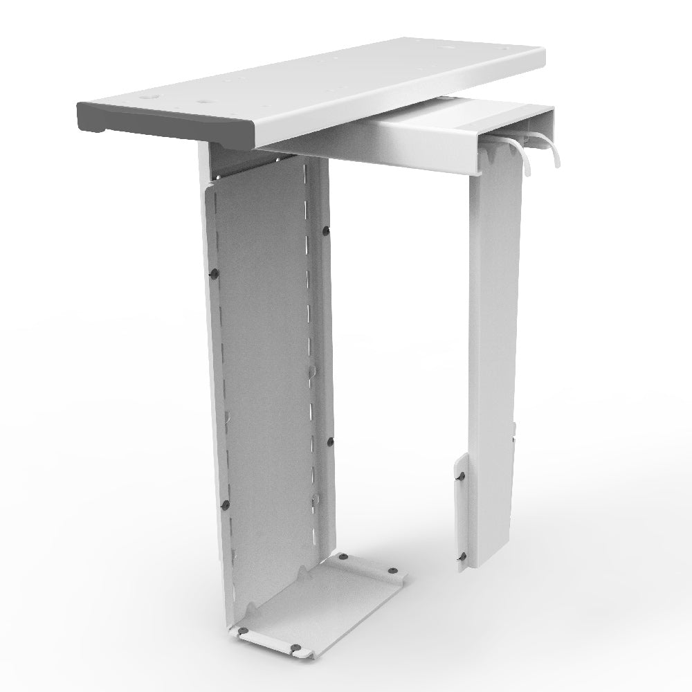 support d'unité centrale grande tour blanche kqueo