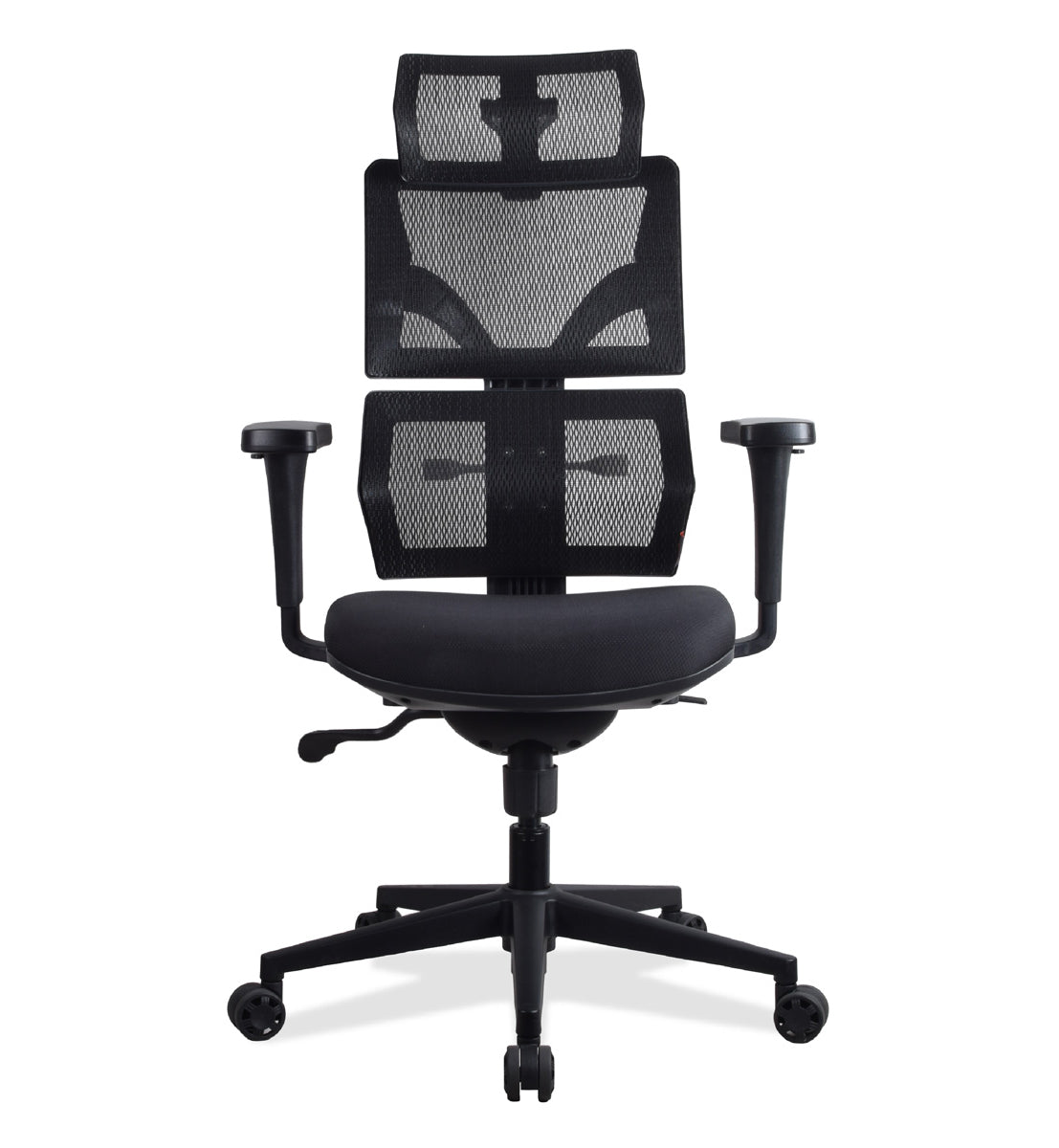 chaise ergonomique ELENA multi réglage noire KQUEO