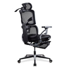 Chaise ergonomique noire avec réglage KQUEO