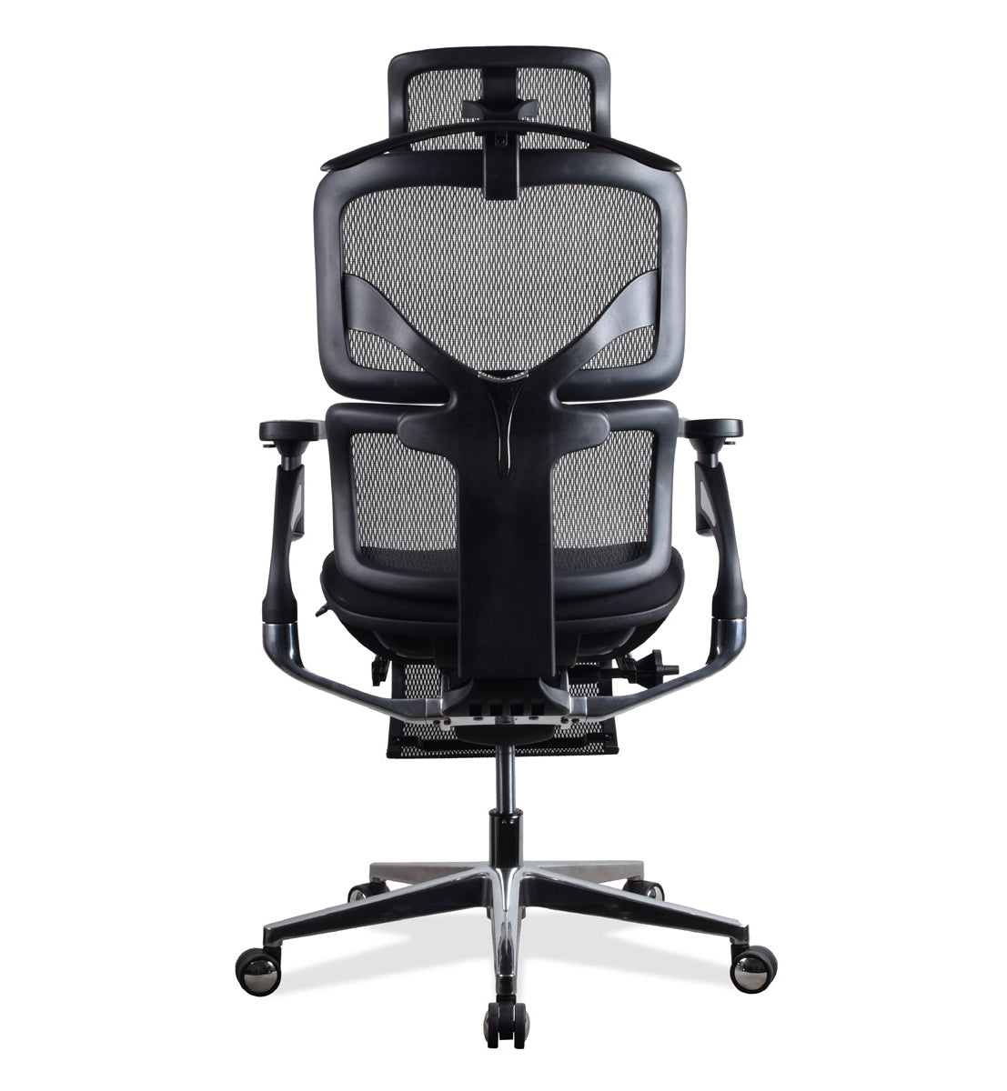 Chaise ergonomique noire avec réglage KQUEO