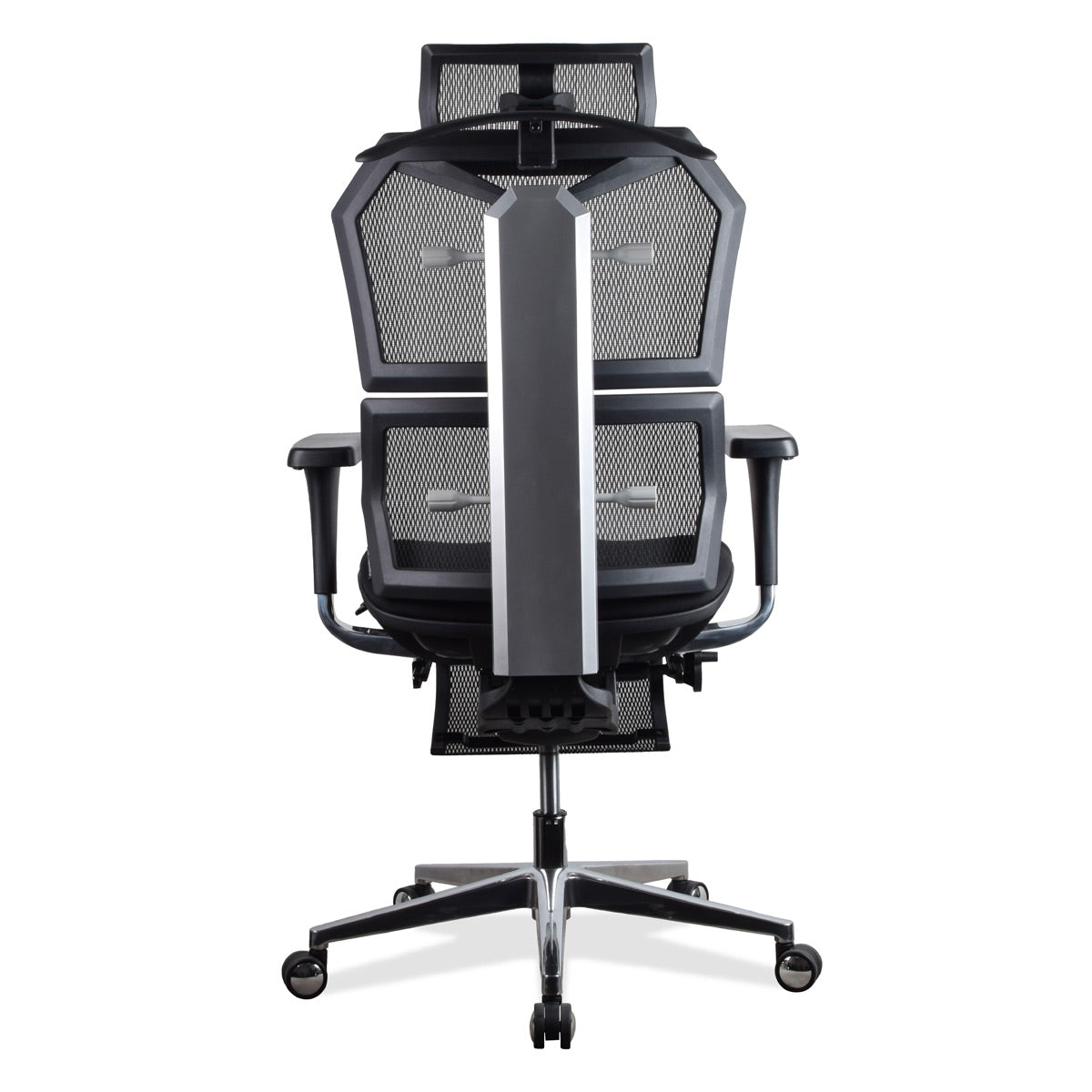 chaise de bureau ergonomique noire multi réglage KQUEO