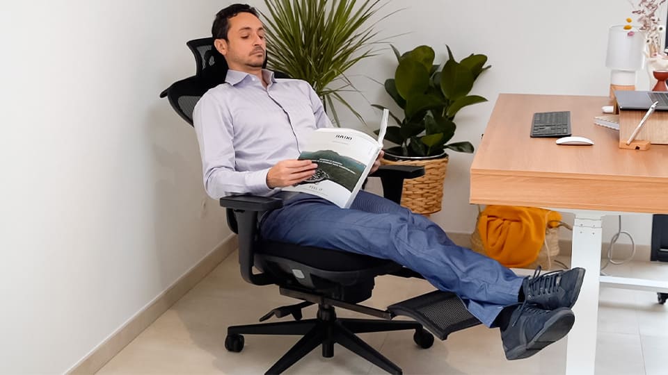 inclinaison chaise ergonomique TERRANA KQUEO