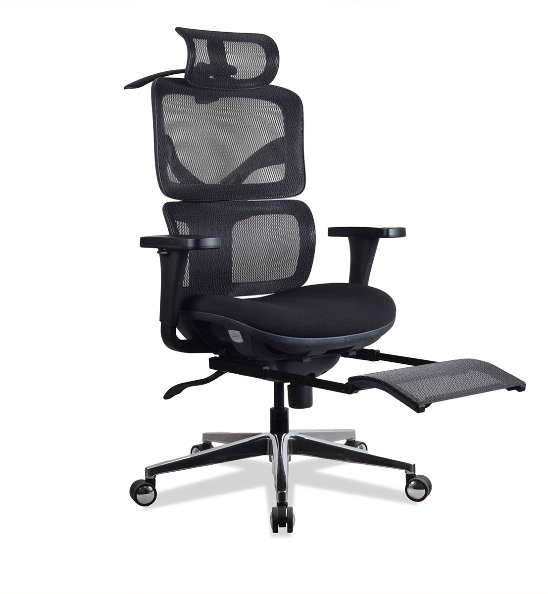 chaise de bureau ergonomique noire TERRANA KQUEO