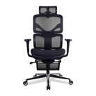 chaise de bureau ergonomique noire TERRANA KQUEO