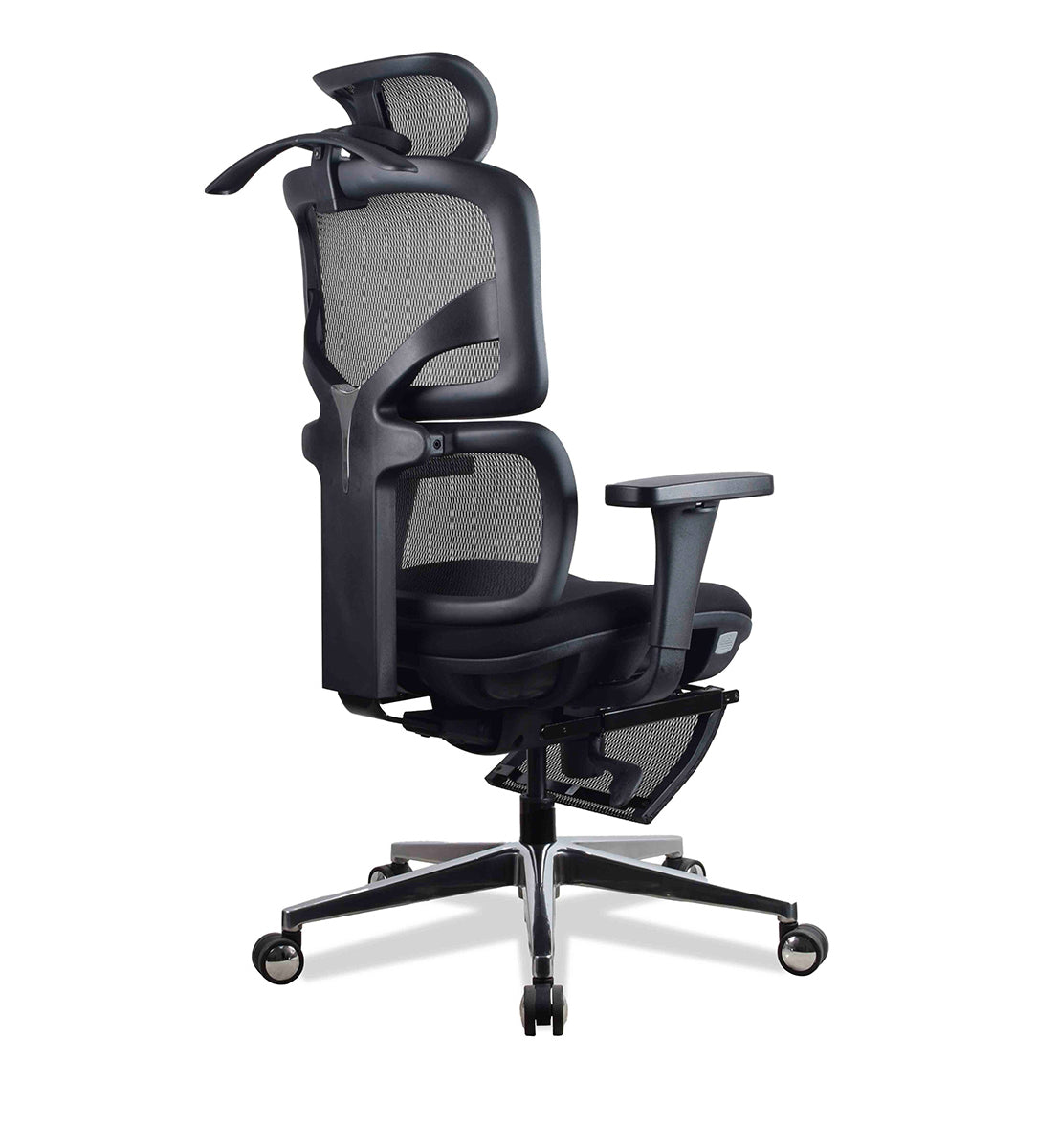 chaise de bureau ergonomique noire TERRANA KQUEO
