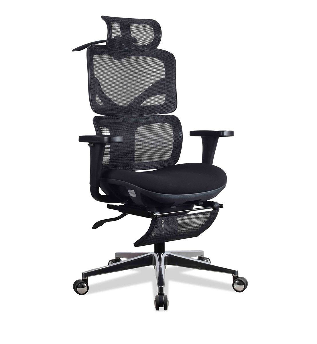 chaise de bureau ergonomique noire TERRANA KQUEO