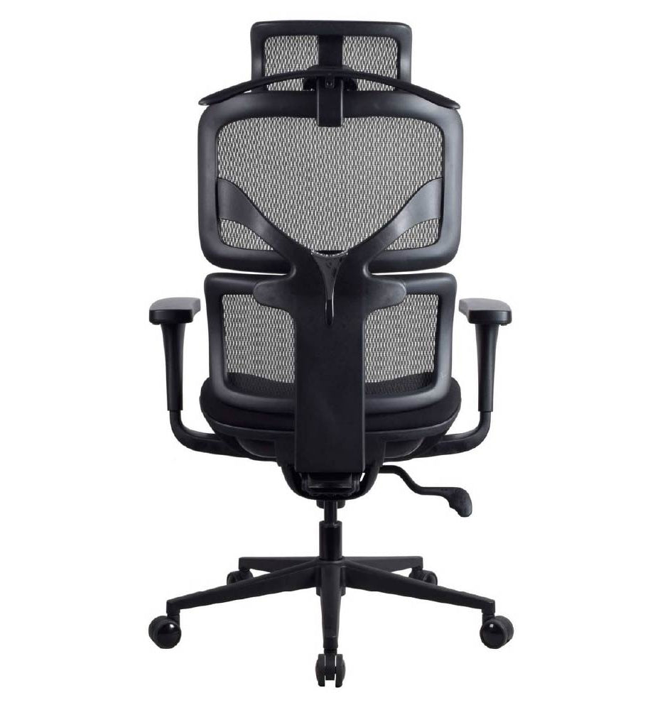 chaise de bureau ergonomique noire TERRANA KQUEO