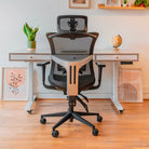 chaise de bureau ergonomique noire EPSILON photo_ambiance