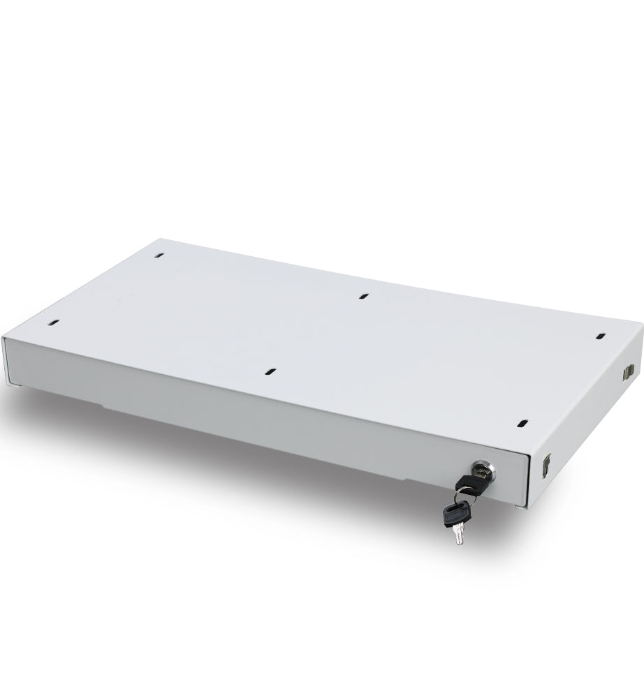 grand tiroir pour bureau assis debout blanc