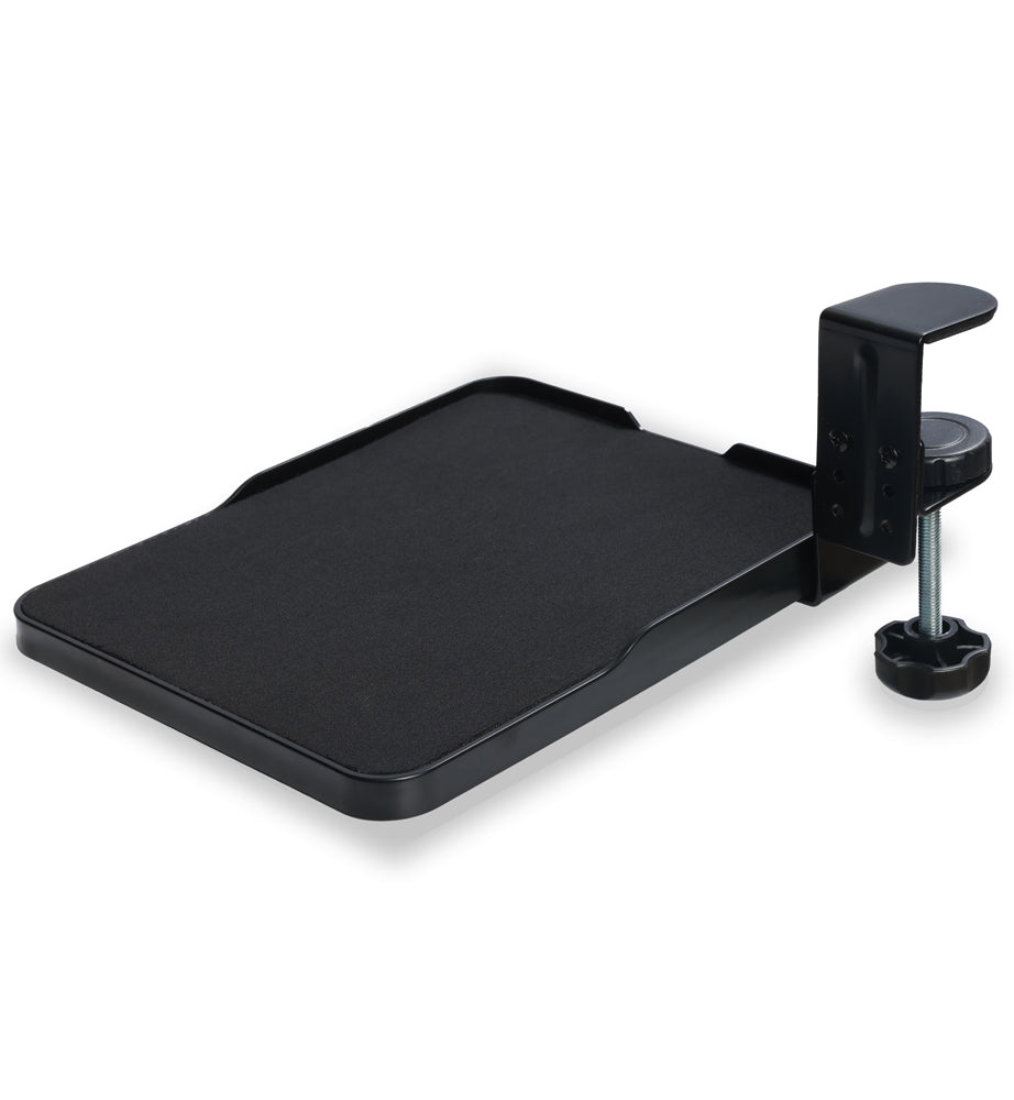 tapis de souris rétractable noir pour bureau Kqueo
