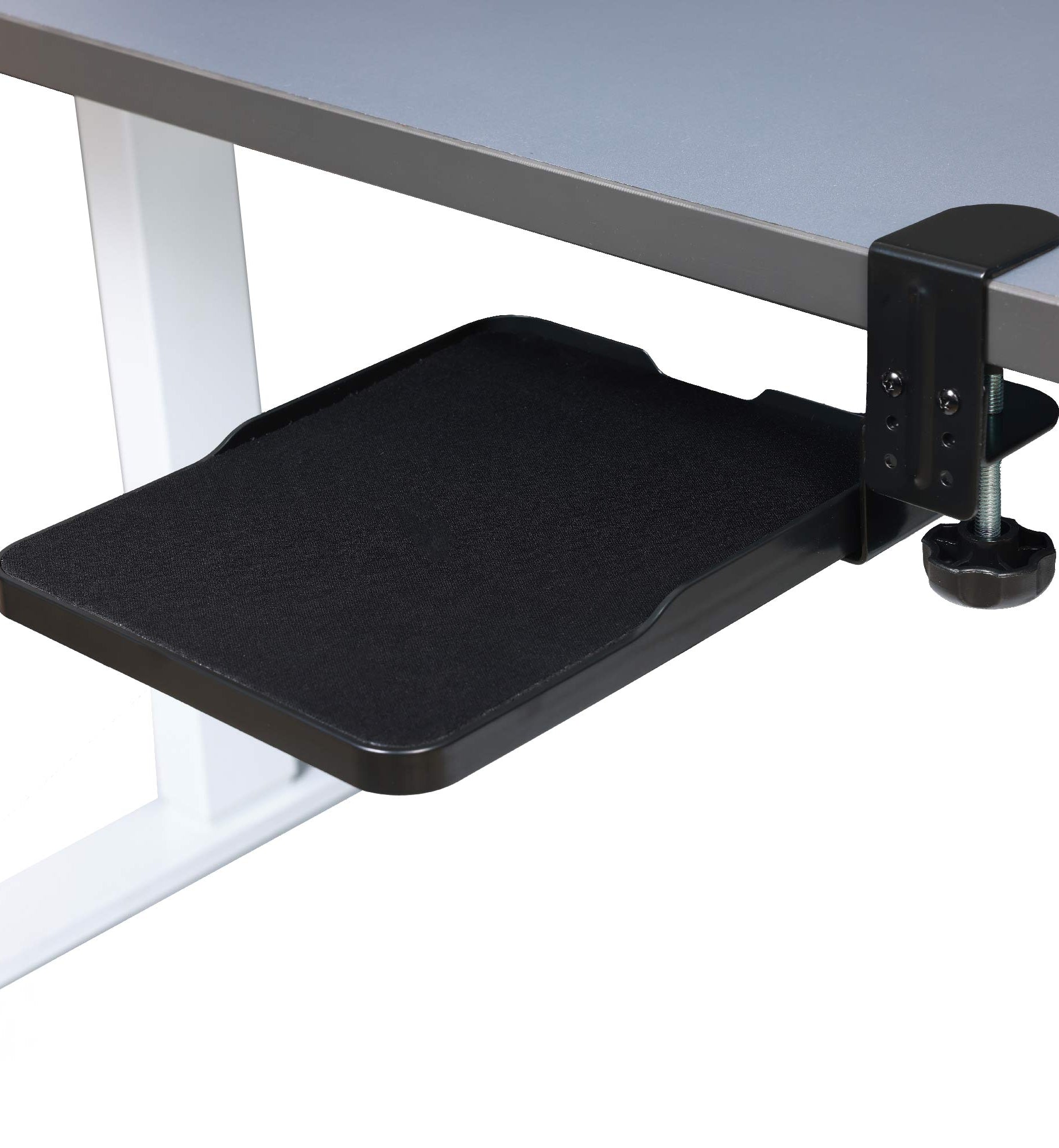 tapis de souris rétractable noir pour bureau Kqueo