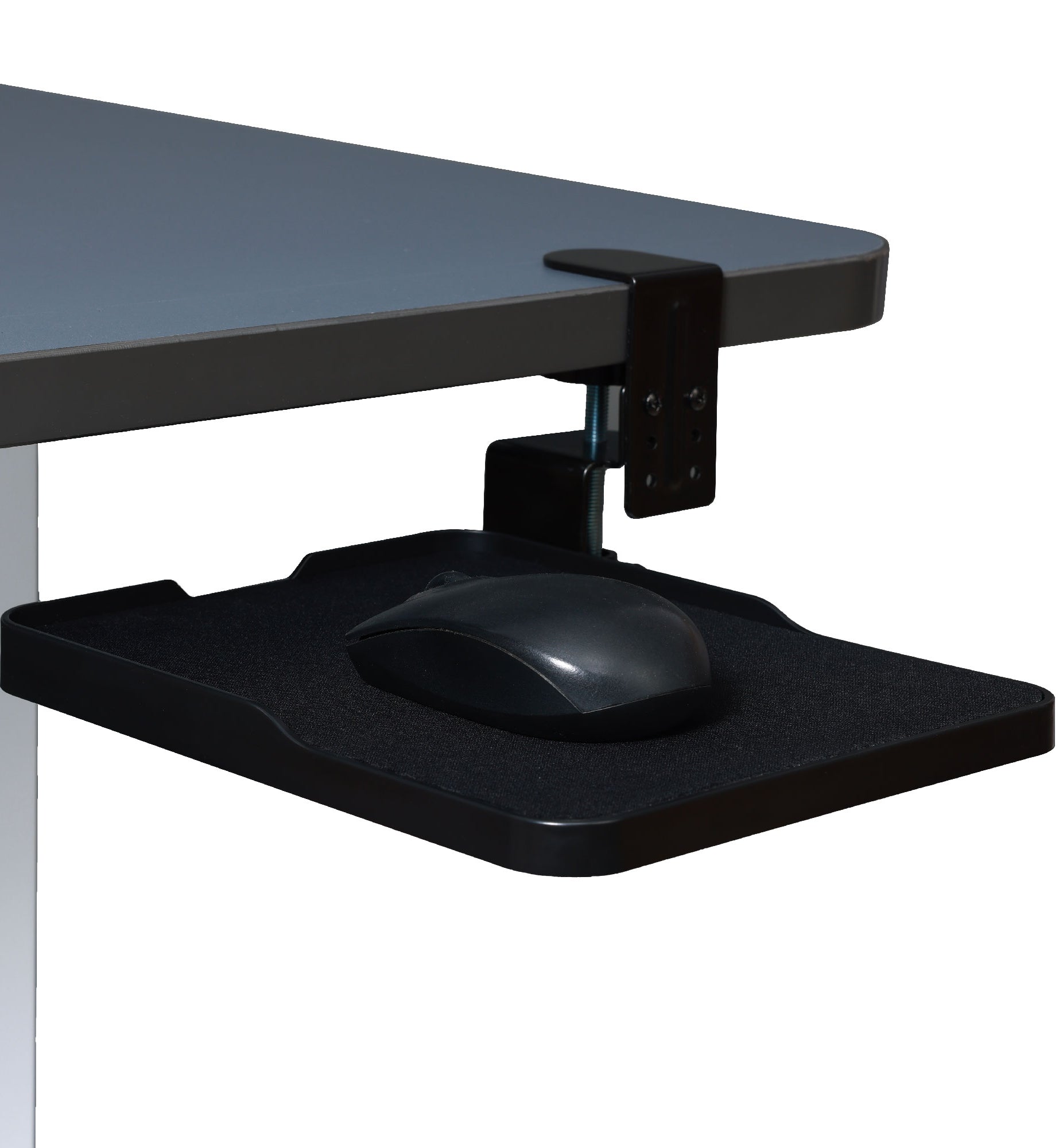 tapis de souris rétractable noir pour bureau Kqueo