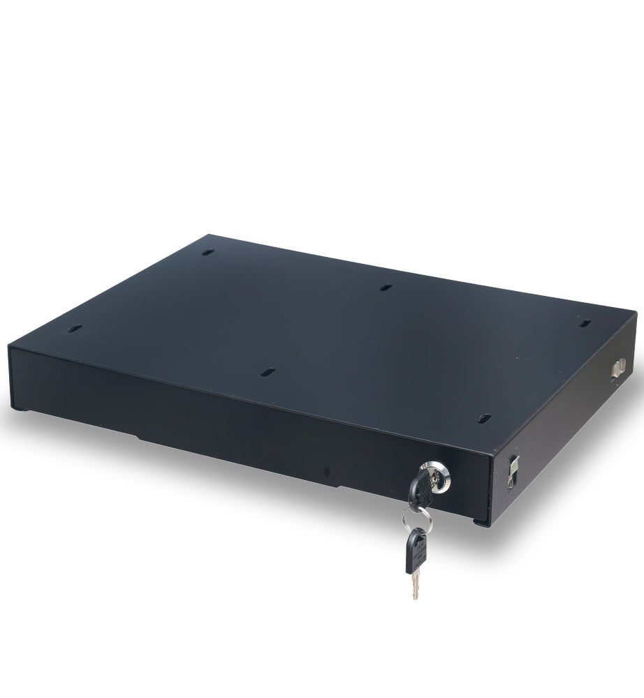 grand tiroir pour bureau assis debout noir