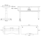 plan bureau assis debout DYNAMIC CIRCLE SMOOTH 120
