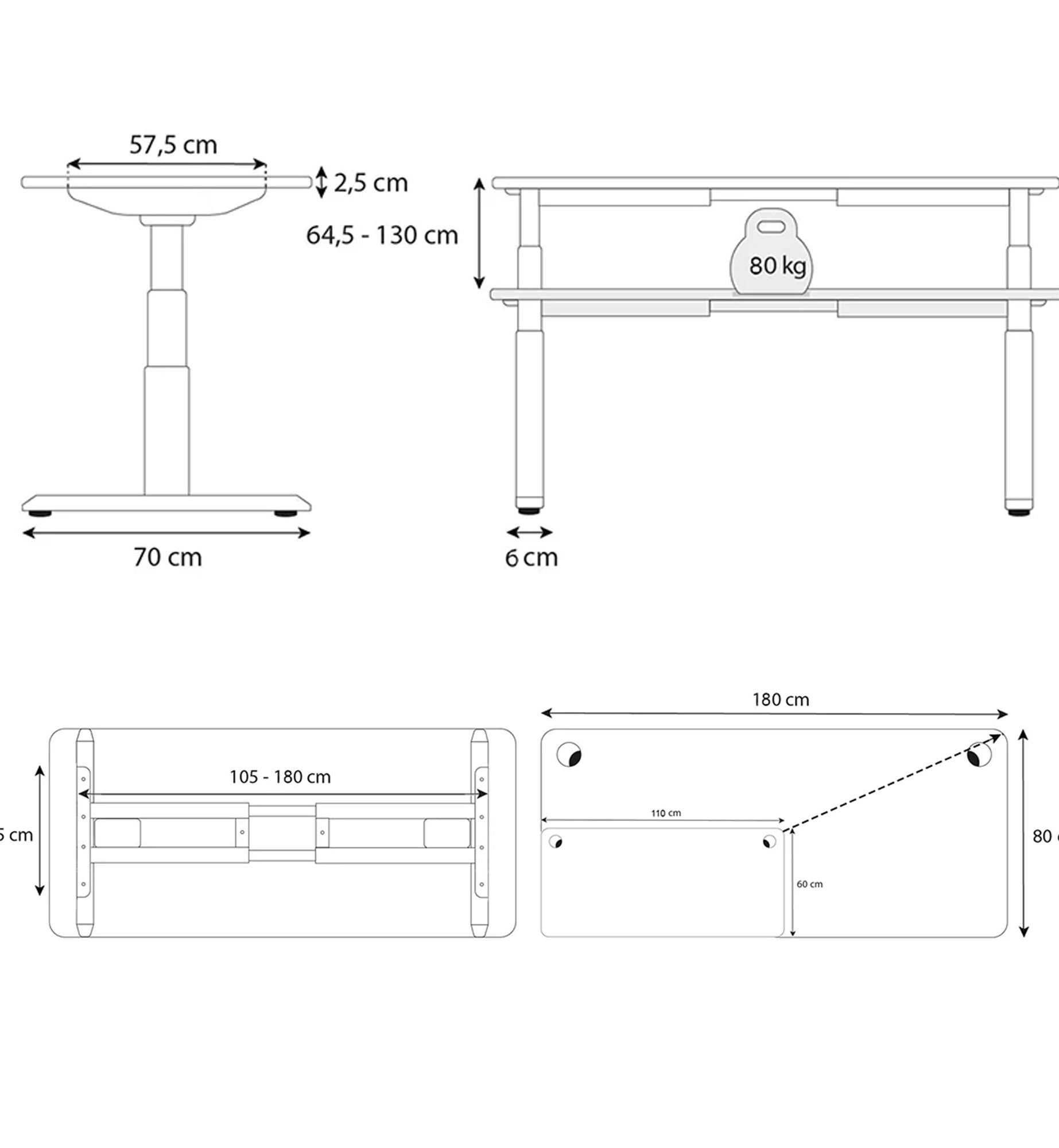 plan bureau assis debout dynamic circle kqueo_ambiance