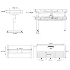 plan bureau assis debout SPACE DYNAMIC 3 tiroirs 110x60cm Kqueo_ambiance