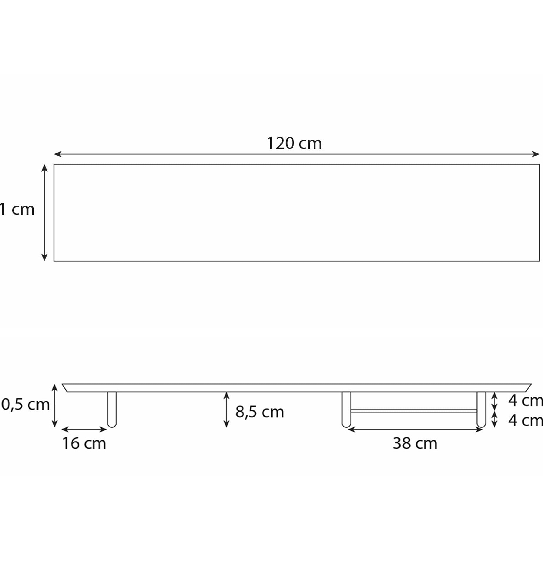 dimension tablette support d'écran kqeuo