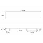 dimension tablette support d'écran kqeuo