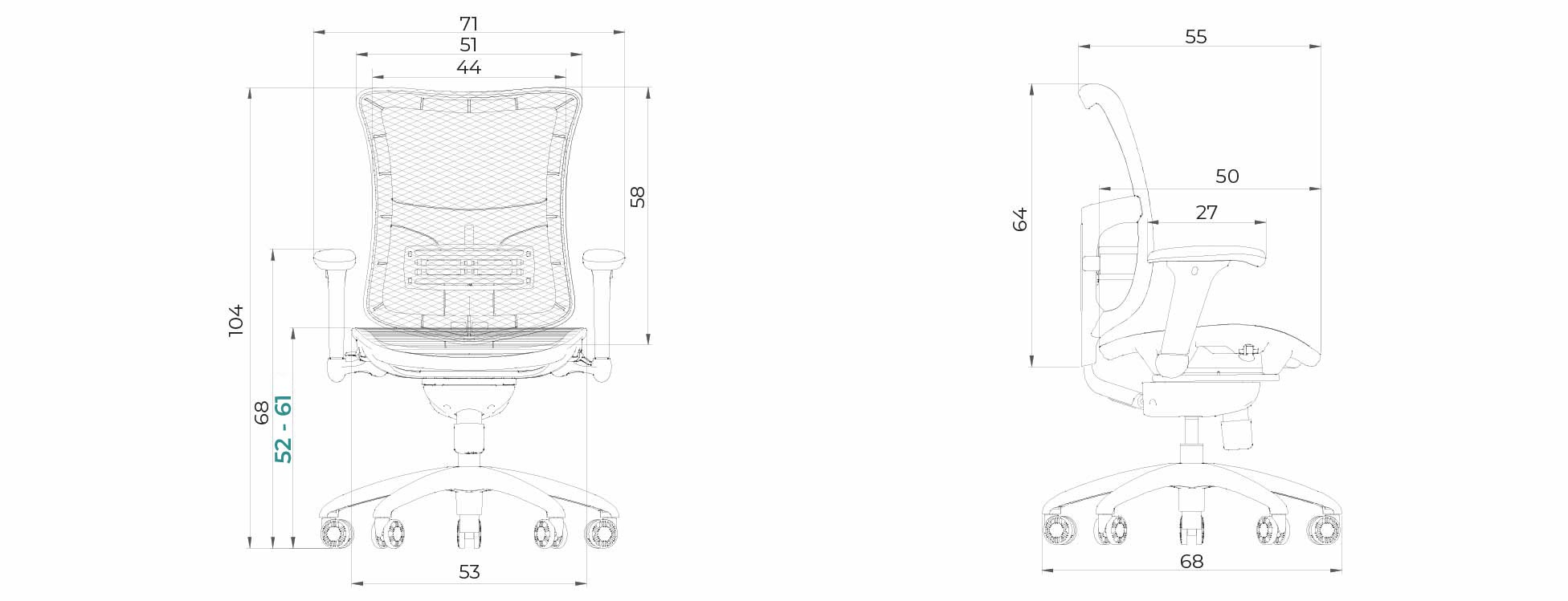 plan chaise ergonomique EPSILON KQUEO