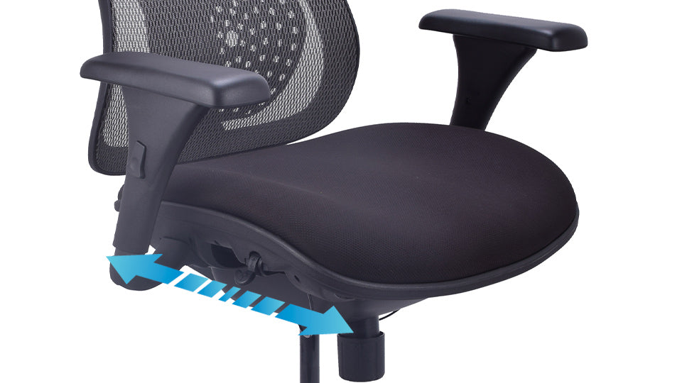 profondeur d'assise réglable chaise de bureau ergonomique REGAL KQUEO