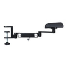 support d'avant bras noir kqueo fixation bureau