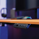 panneau de contrôle bureau assis debout DYNAMIC CIRCLE SMOOTH coloris noir/chene_ambiance