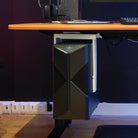 support d'unité centrale grande tour Kqueo blanche_ambiance