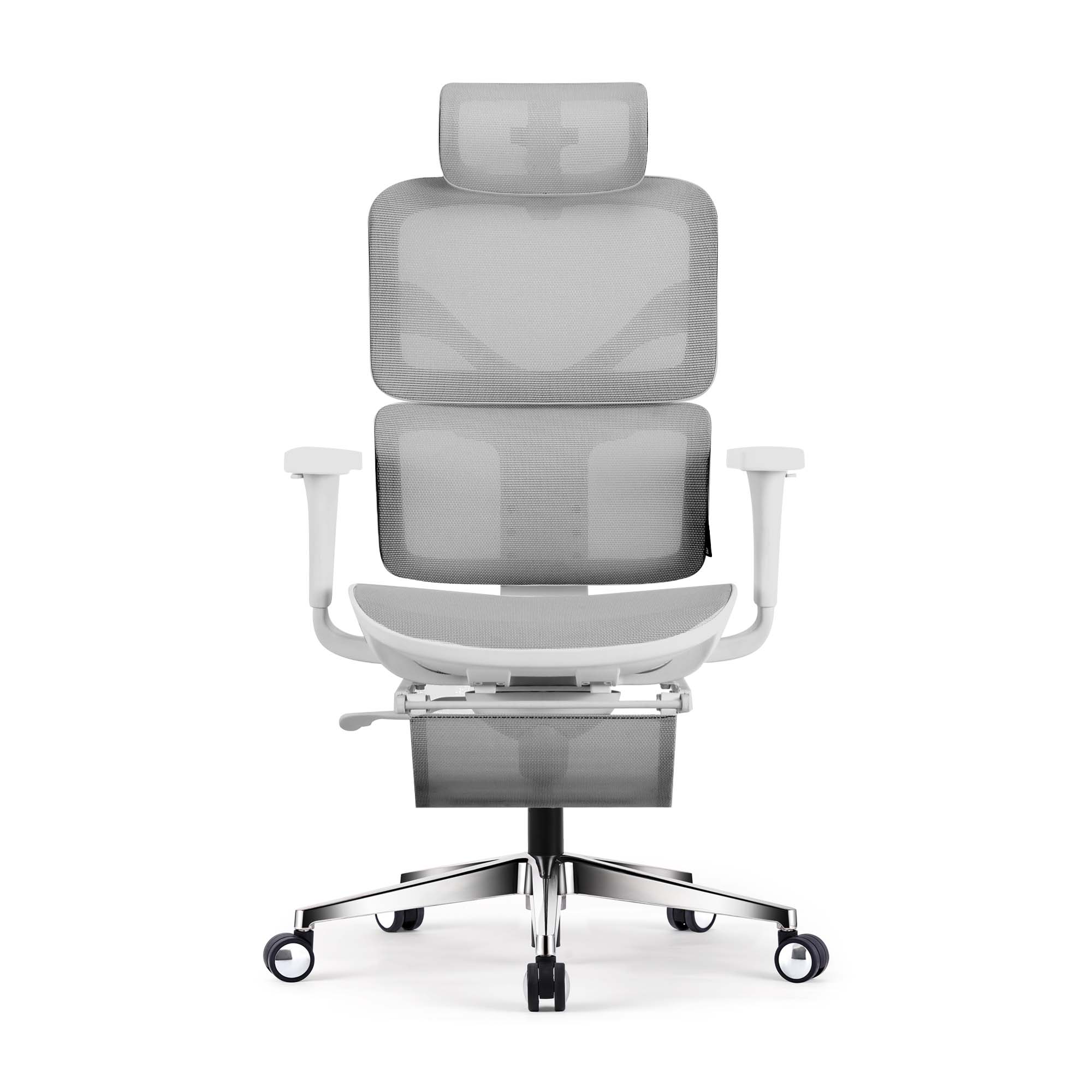 chaise de bureau TERRANA maille grise