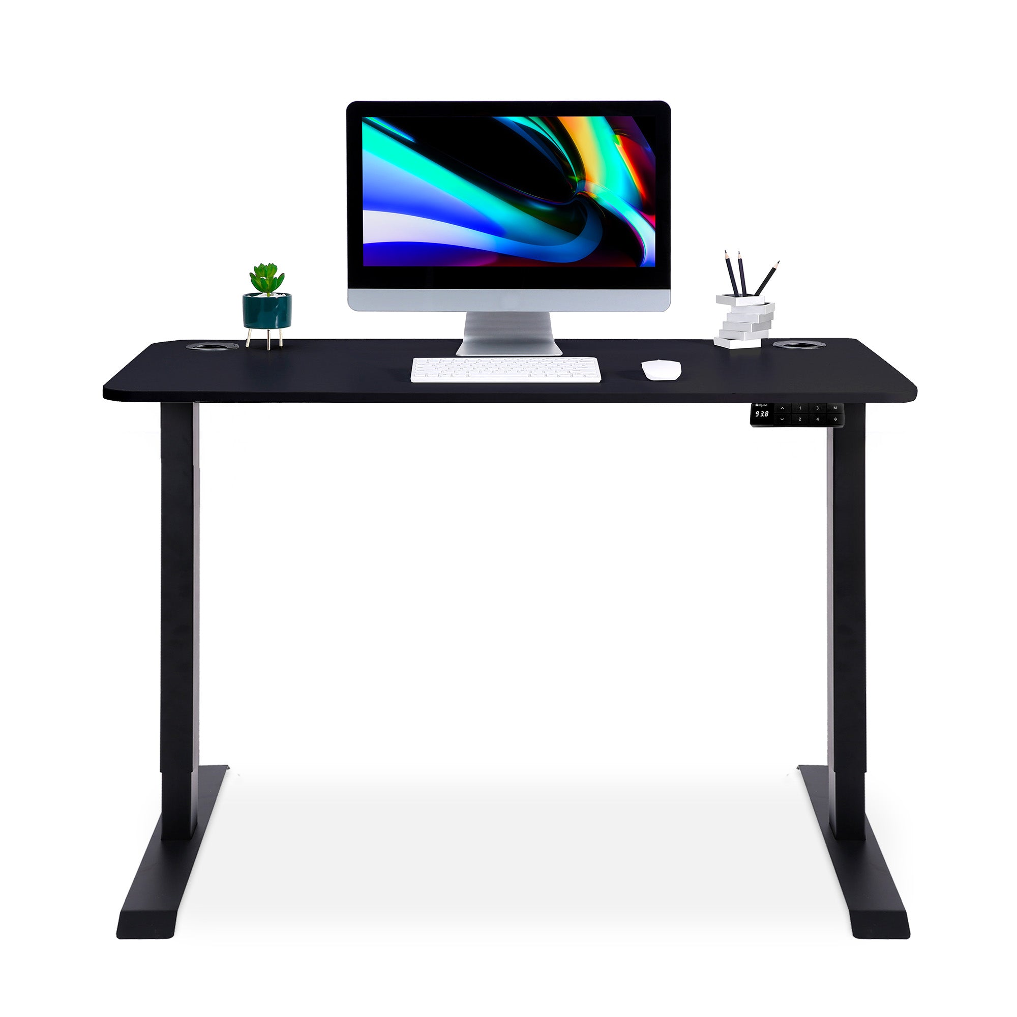 bureau assis debout LIFT KQUEO noir