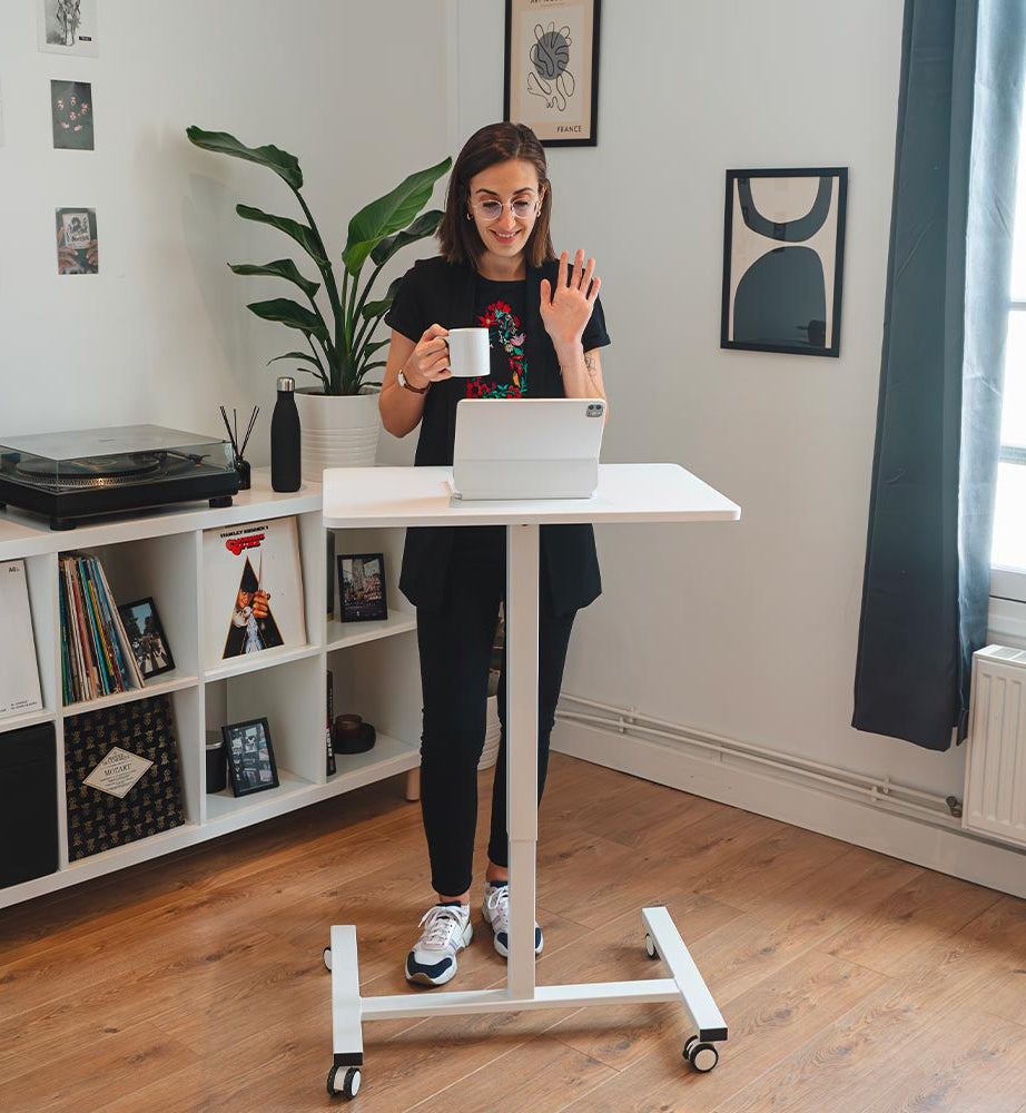 bureau assis debout manuel LIGHT SMALL blanc_ambiance