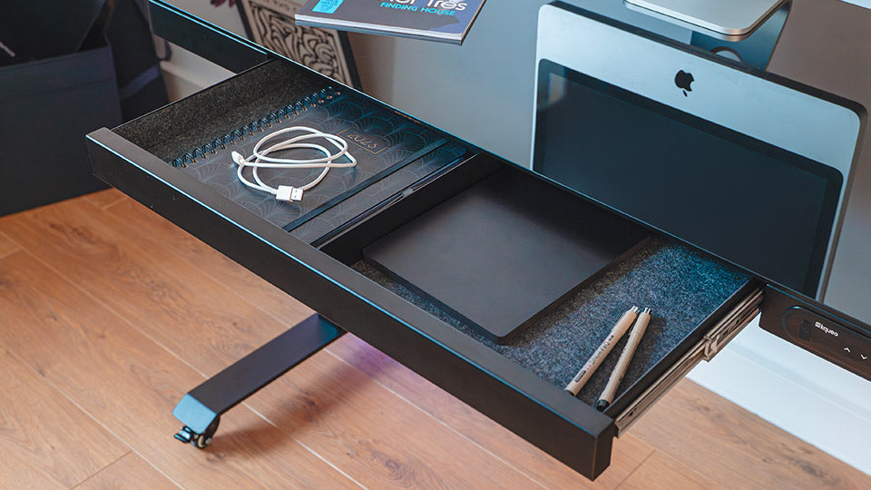 bureau assis debout CONNECT avec tiroir