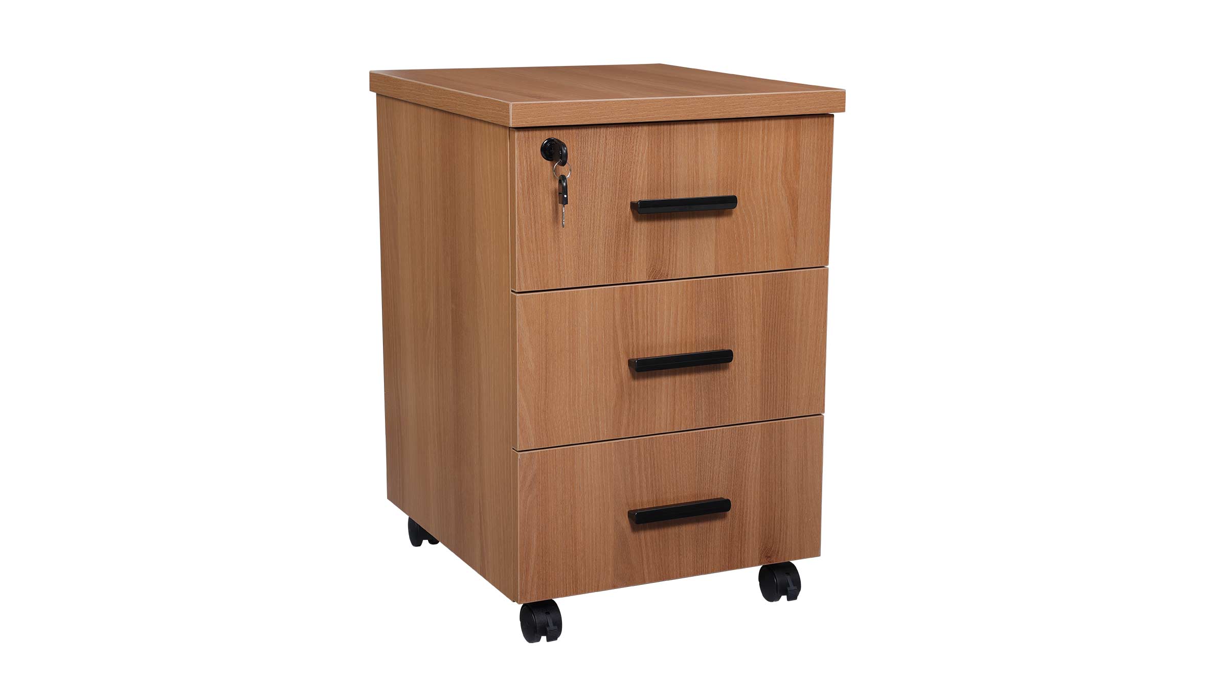 caisson de rangement 3 tiroirs mobile Kqueo