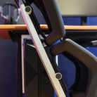 dossier chaise ergonomique VERTEX en cuir reconstitué noire_ambiance