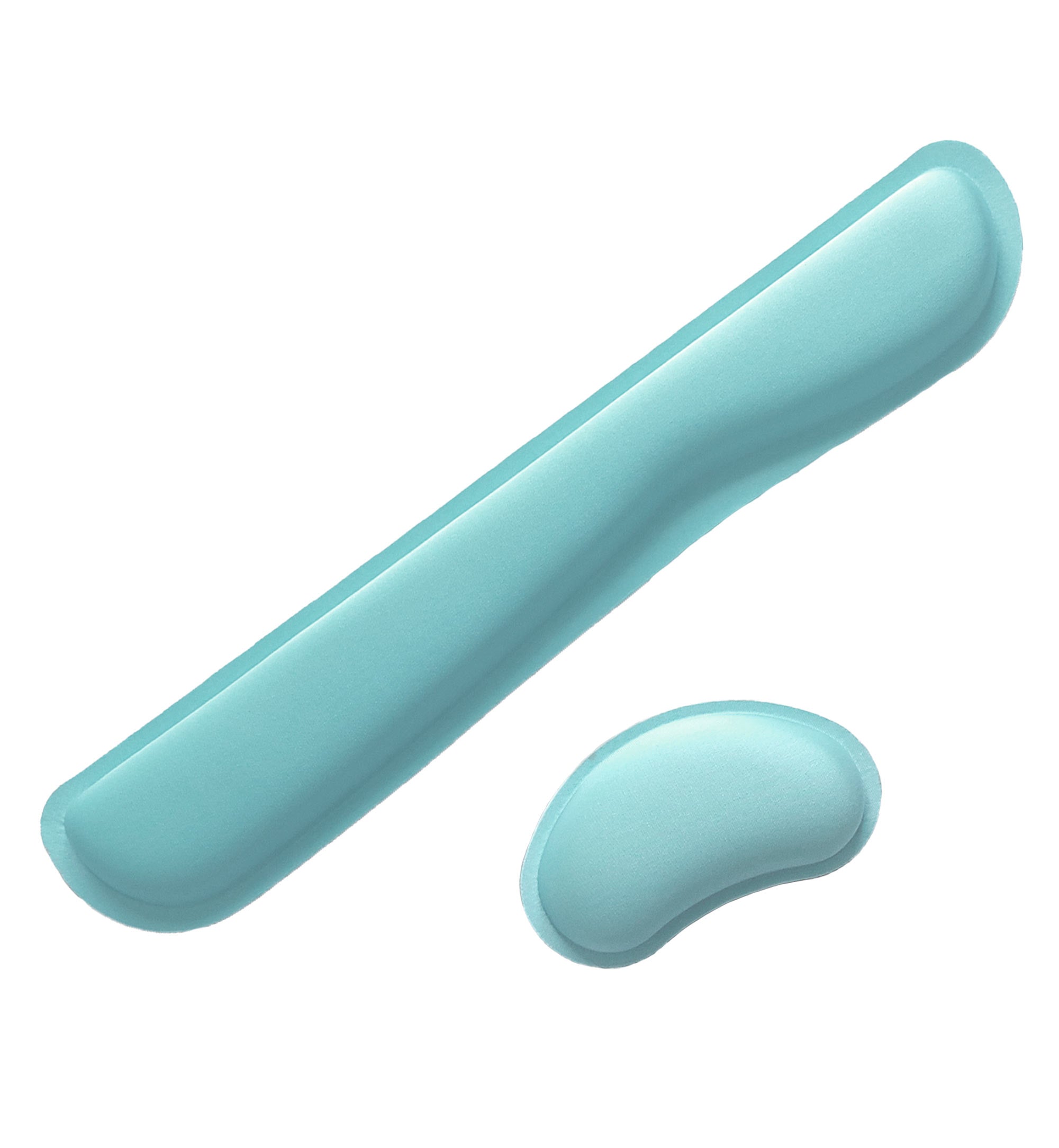 repose poignet et souris bleu