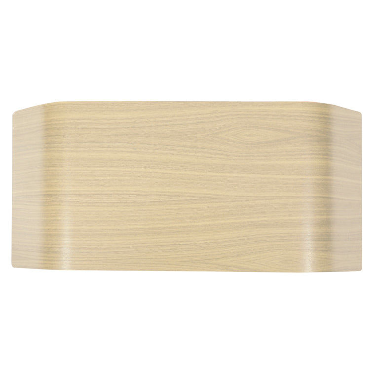 Tablette support d'écran coloris bois clair