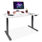 bureau debout DYNAMIC 140x80cm noir blanc